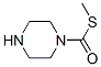 1-Piperazinecarbothioic  acid,  S-methyl  ester 结构式