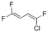 1-Chloro-1,4,4-trifluorobutadiene 结构式