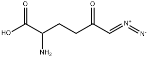 Norleucine, 6-diazo-5-oxo- 结构式
