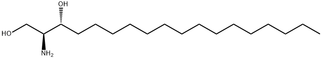 D-赤式-C 18 - 二氢-D-神经鞘氨醇 结构式