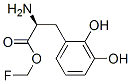 alpha-monofluoromethyl-beta-(2,3-dihydroxyphenyl)alanine 结构式