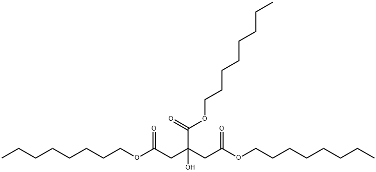 柠檬酸三(2-乙基己)酯 结构式