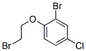 2-溴-1-(2-溴乙氧基)-4-氯苯 结构式