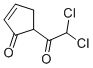 2-Cyclopenten-1-one, 5-(dichloroacetyl)- (9CI) 结构式