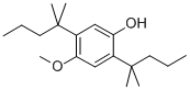 2,5-二(1,1二甲基丁基)-4-甲氧基苯酚 结构式