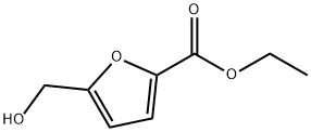 5-HYDROXYMETHYL-FURAN-2-CARBOXYLIC ACID ETHYL ESTER 结构式