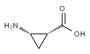 顺式-2-氨基环丙烷甲酸 结构式