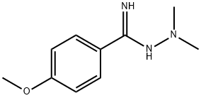 Benzenecarboximidic acid, 4-methoxy-, 2,2-dimethylhydrazide (9CI) 结构式