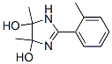 1H-Imidazole-4,5-diol, 4,5-dihydro-4,5-dimethyl-2-(2-methylphenyl)- (9CI) 结构式