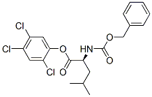 N-[(Benzyloxy)carbonyl]-L-leucine 2,4,5-trichlorophenyl ester 结构式