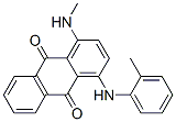 1-(Methylamino)-4-[(2-methylphenyl)amino]anthraquinone 结构式
