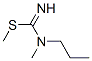 Carbamimidothioic acid, N-methyl-N-propyl-, methyl ester (9CI) 结构式