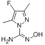 1H-Pyrazole-1-carboximidamide,4-fluoro-3,5-dimethyl- 结构式
