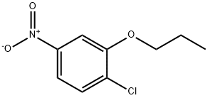 1-氯-4-硝基-2-丙氧基苯 结构式
