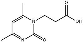 3-(4,6-二甲基-2-羰基-2H-嘧啶-1-基)-丙酸 盐酸盐 结构式