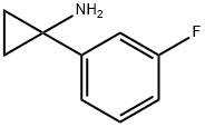 1-(3-氟苯基)环丙胺 结构式