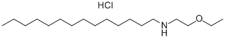 N-(2-ETHOXYETHYL)-1-TETRADECANAMINIUM CHLORIDE 结构式