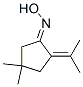 Cyclopentanone, 4,4-dimethyl-2-(1-methylethylidene)-, oxime (9CI) 结构式