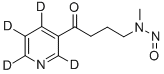 4-(甲基亚硝胺)-1-(3-吡啶基-D4)-1-丁酮 结构式