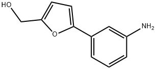 [5-(3-氨基-苯基)-呋喃-2-基]-甲醇 结构式