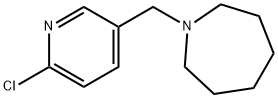 1-[(6-chloropyridin-3-yl)methyl]azepane 结构式