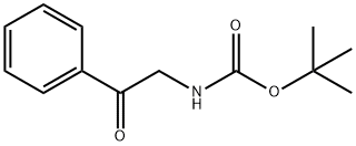 (2-OXO-2-PHENYL-ETHYL)-CARBAMIC ACID TERT-BUTYL ESTER 结构式