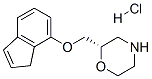 indeloxazine hydrochloride 结构式