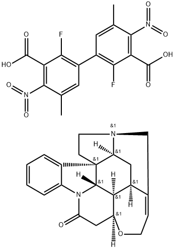 Biphenyldicarboxylate 结构式