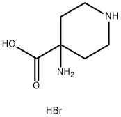 4-AMINOPIPERIDINE-4-CARBOXYLIC ACID HYDROBROMIDE 结构式