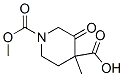 4-ETHYL 1-METHYL-3-OXOPIPERIDINE-1,4-DICARBOXYLATE) 结构式