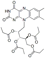 Riboflavin tetrapropionate 结构式