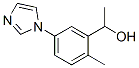 Benzenemethanol, 5-(1H-imidazol-1-yl)-alpha,2-dimethyl- (9CI) 结构式