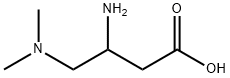 Butanoic acid, 3-amino-4-(dimethylamino)- (9CI) 结构式