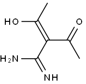 2-Butenimidamide, 2-acetyl-3-hydroxy- (9CI) 结构式