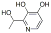 3,4-Pyridinediol, 2-(1-hydroxyethyl)- (9CI) 结构式