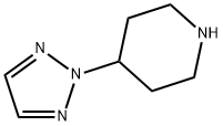 4-(2H-[1,2,3]三唑-2-基)哌啶 结构式