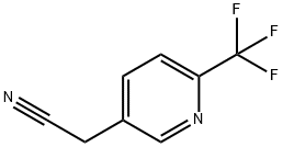 3-PYRIDINEACETONITRILE, 6-(TRIFLUOROMETHYL)- 结构式