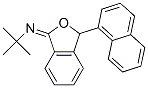 2-Propanamine,  2-methyl-N-[3-(1-naphthalenyl)-1(3H)-isobenzofuranylidene]- 结构式