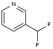 3-(二氟甲基)吡啶 结构式