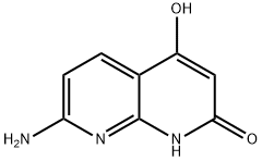 7-氨基-1,8-萘啶-2,4-二醇 结构式