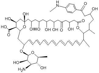 Candicidin D, 40-demethyl-3,7-dideoxo-3,7-dihydroxy-N47-methyl-5-oxo-, cyclic 15,19-hemiacetal