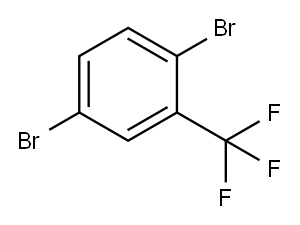 2,5-二溴三氟化苯 结构式