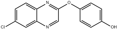 4-(6-氯喹喔啉-2-基氧基)苯酚 结构式