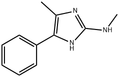 5-甲基-2-甲氨基-4-苯基咪唑 结构式