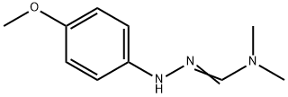 Methanehydrazonamide, N-(4-methoxyphenyl)-N,N-dimethyl- (9CI) 结构式