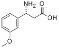 (R)-3-氨基-3-(3-甲氧基苯基)丙酸 结构式