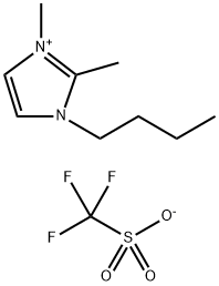 1-丁基-2,3-二甲基咪唑三氟甲烷磺酸盐 结构式