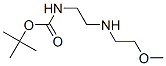 Carbamic acid, [2-[(2-methoxyethyl)amino]ethyl]-, 1,1-dimethylethyl ester (9CI) 结构式