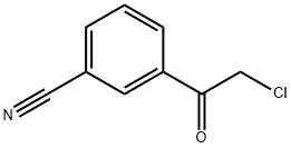 Benzonitrile, 3-(chloroacetyl)- (9CI) 结构式