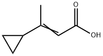 (Z)-3-CYCLOPROPYLBUT-2-ENOIC ACID 结构式